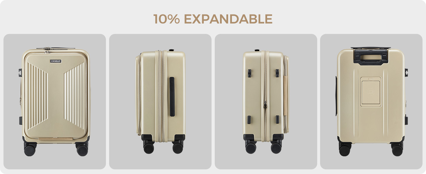 expandable luggage sets with spinner wheels compartment travel case