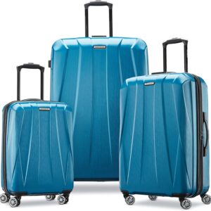 Samsonite Centric 2 Hardside Expandable Luggage with Spinner Wheels, Caribbean Blue, 3-Piece Set (20/24/28)