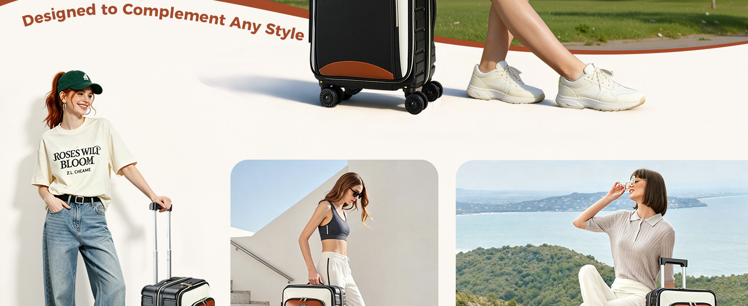 20 inch carry on luggage Carry on Luggage Airline Approved 22x14x9
