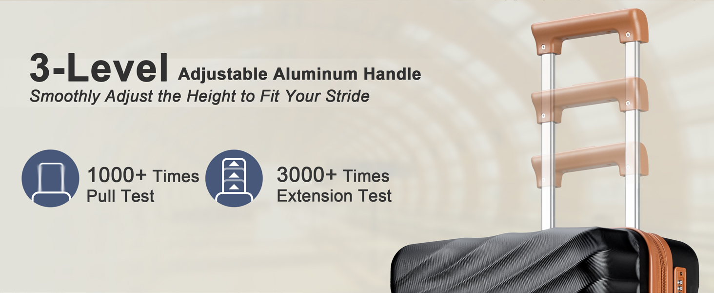 3-Level Adjustable Aluminum Handle